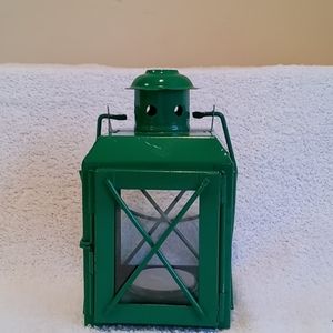 Green Railway Candle Lamp
